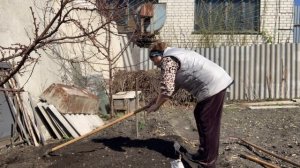 Посевную открываю. Курам еды сварила. Погода отличная.