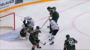 КХЛ. Ак Барс_Динамо Мн матч 4 15042026. Думал не заметят. Пинчук забивает ногой.