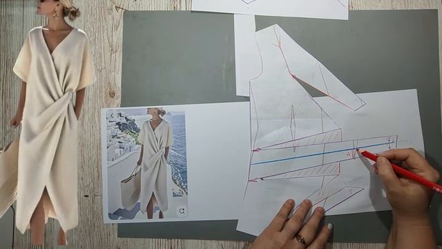 Моделирование. Интересный и сложный крой. Выкройка № 2032.