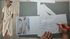 Моделирование. Интересный и сложный крой. Выкройка № 2032.