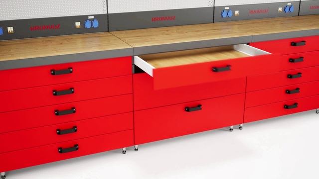 Обзор комплекта мебели для гаража KronVuz-KV-20001