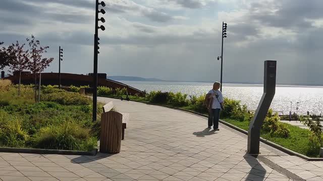 Тольятти Набережная Волги Вид на Жигулёвские горы