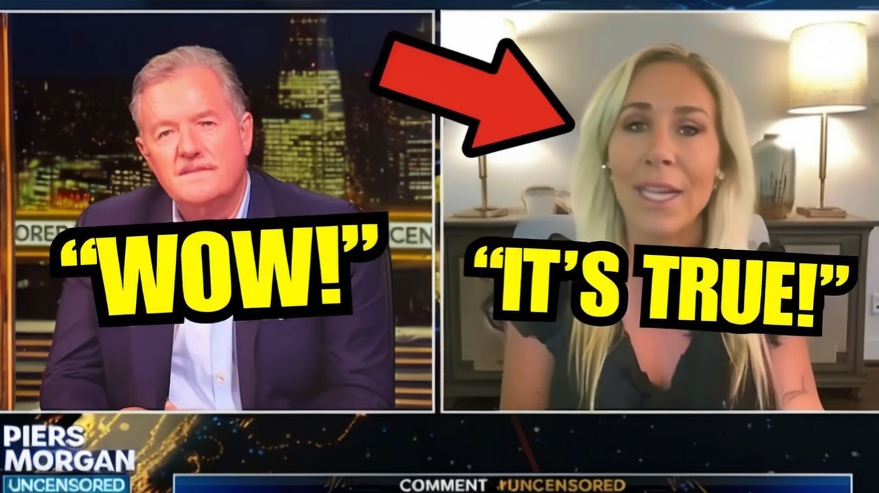 🚨 Marjorie Greene STUNS Piers Morgan With Trump BOMBSHELL