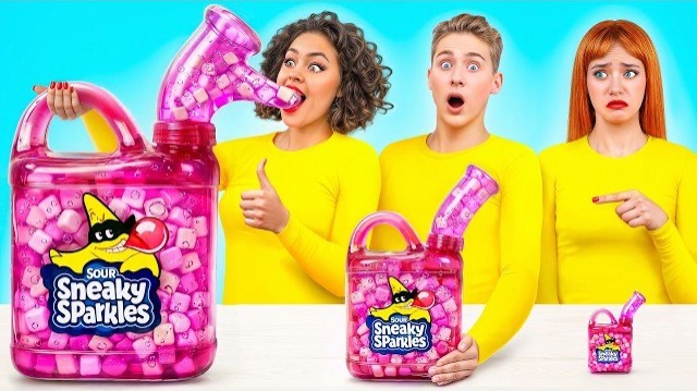 Испытание на большой, средней и маленькой тарелке | Эпические кулинарные лайфхаки