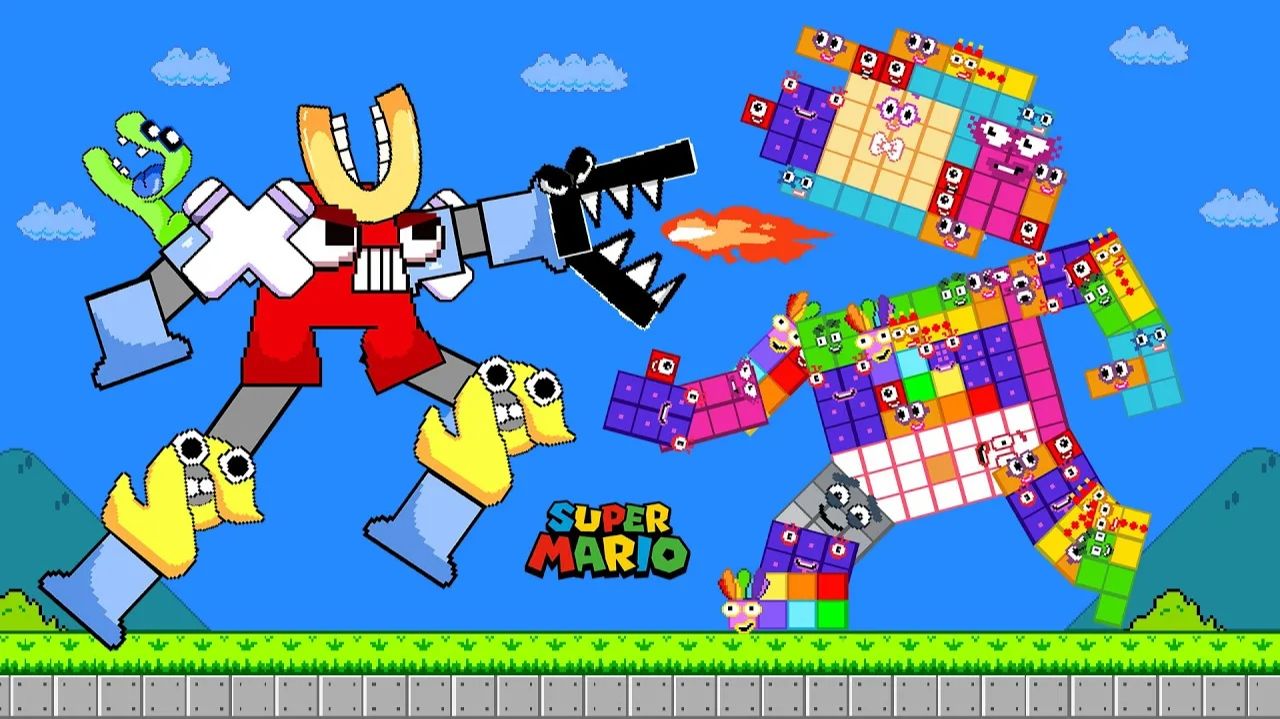 😱🤖 ROBOT NUMBER LORE 4 VS ROBOT NUMBER MARIO — ЛАБИРИНТ С УЛУЧШЕНИЯМИ!