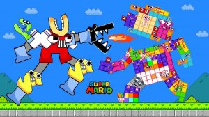 😱🤖 ROBOT NUMBER LORE 4 VS ROBOT NUMBER MARIO — ЛАБИРИНТ С УЛУЧШЕНИЯМИ!