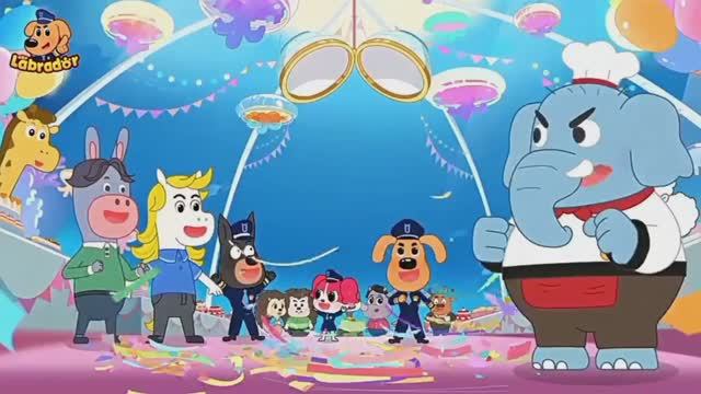 Храбрый шериф Лабрадор две серии познавательный мультфильм.