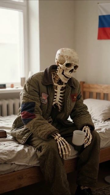 Одиночество скелета: бесконечная чаша пустоты #одиночество #жизнь #скелет