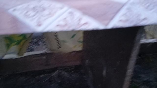 нарвала травку курочкам уткам. Разделила брудер на 2 части. Переделала каплеуловитель