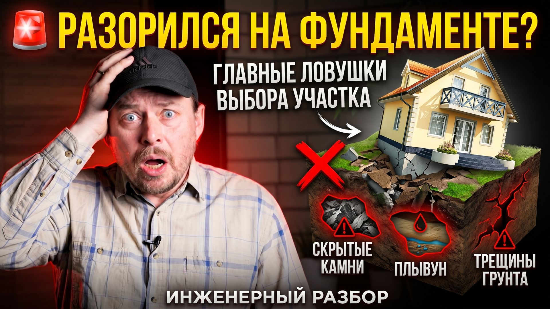 🚨 Купил землю и разорился на фундаменте? Главные ловушки при выборе участка. Инженерный разбор смотреть онлайн