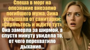 Истории из реальной жизни. Спеша в морг на опознание внезапно погибшего мужа, Зина услышала