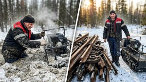Битва за МЕТАЛЛ! Тайга отдаёт долги. Мототолкач против весны: кто кого?