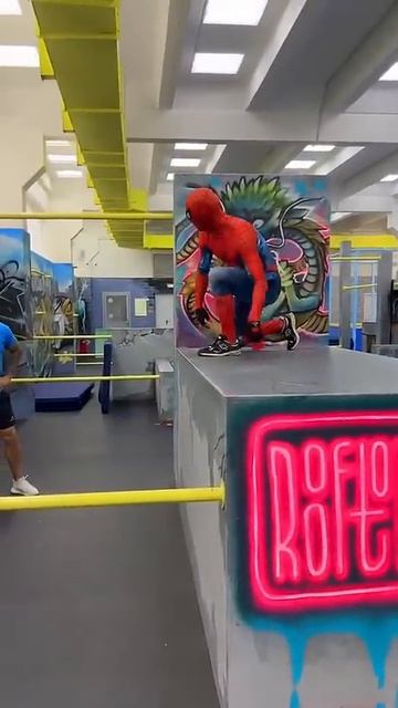 Spider-Man vs Gymnast #spiderman