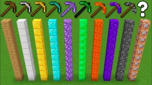 КАКАЯ Кирка в Minecraft Окажется Быстрее всех?!