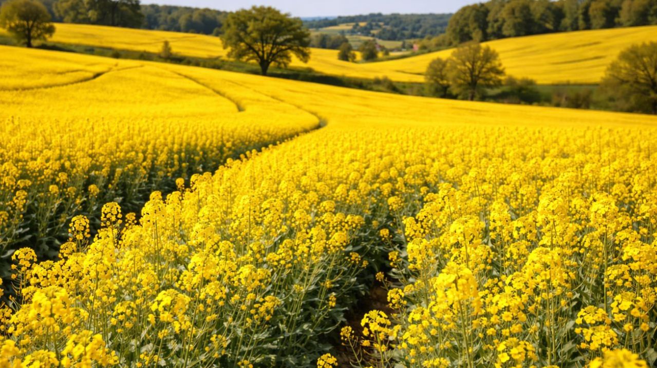 Рапсовые поля зацвели в Республике Корея