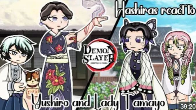Hashiras React To Yushiro And Lady Tamayo, Manga Spoilers, Demon Slayer, Angst, Part 1, 1,