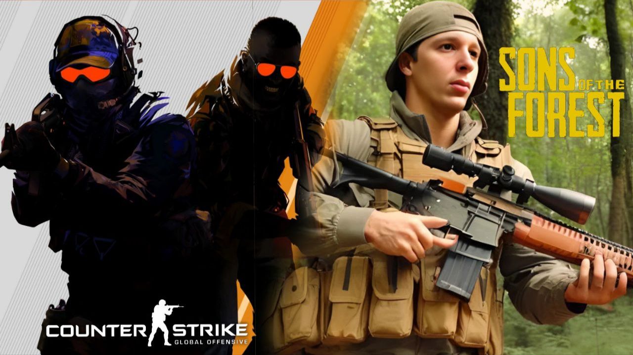 Sons Of The Forest Выживание и шутер CS2 и с подписчиками. #sonsoftheforest  #sanchez_wolf