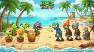 Plants vs Zombies Fusion 3.5 РАСТЕНИЯ ПРОТИВ ЗОМБИ PVZ Выигрываем каждый бой!