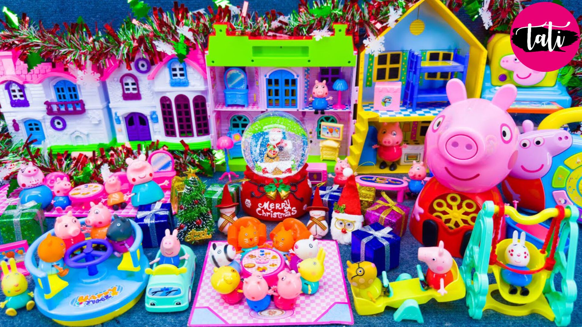 Играем в игрушки из мультика свинка Пеппа. Мультфильм для детей. ASMR АСМР