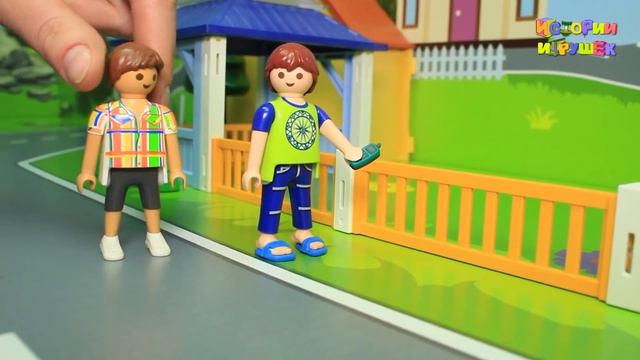Видео для детей - Игрушечные мультфильмы для детей - Переезд.
