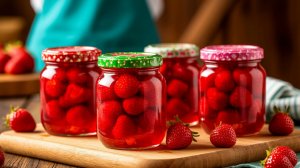 Заготовка: компот из клубники без хлопот