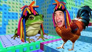 КИТАЙКА И БАШНЯ ЭВОЛЮЦИИ ОТ КУЗНЕЧИКА ДО КУРИЦЫ!