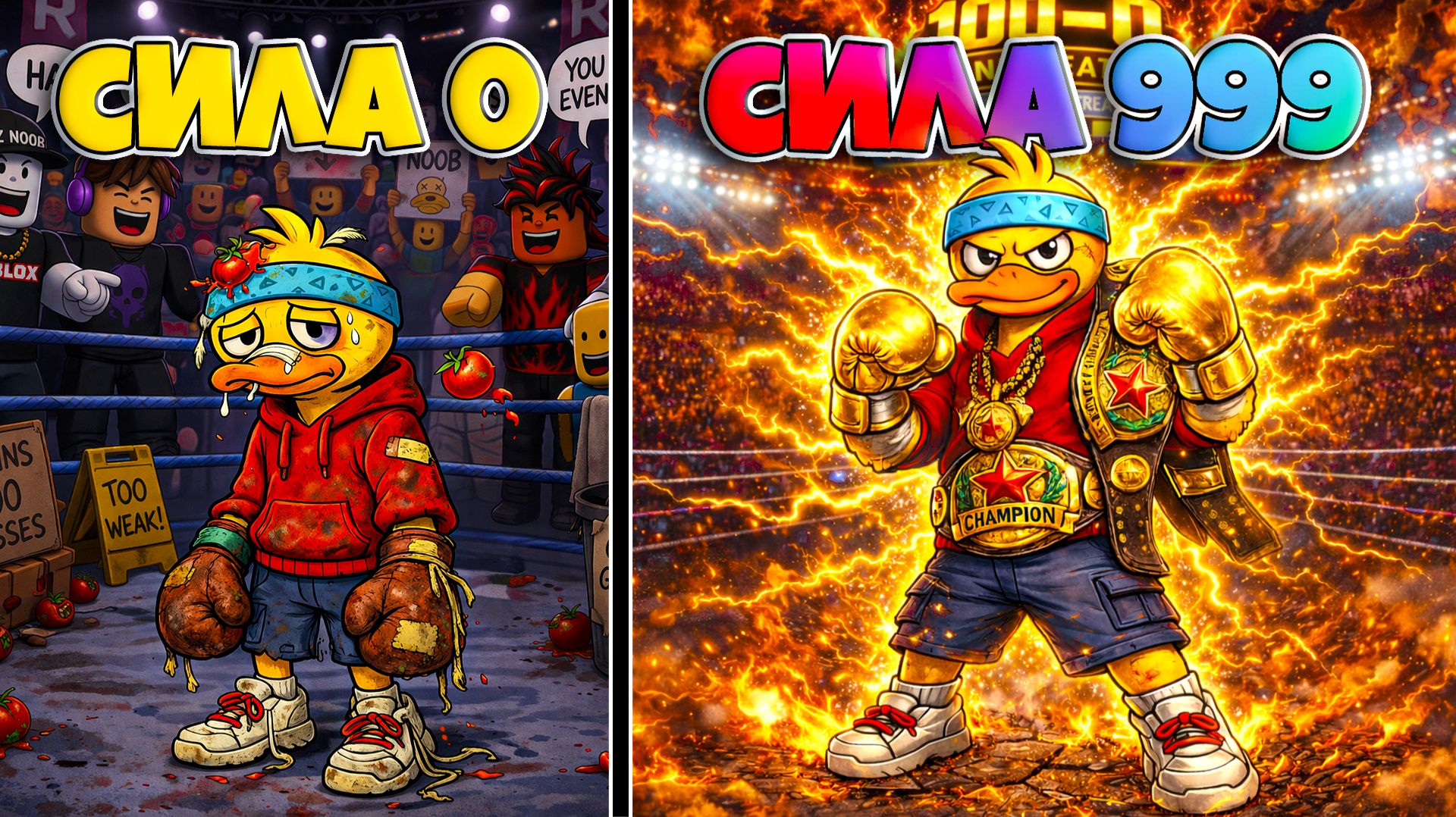 ПОБЕДА С ОДНОГО УДАРА! ПРОКАЧАЛ СИЛУ ДО МАКСИМУМА в Роблокс! (Train Arm To Punch)