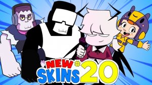 ⭐️ ФРЭНК И БИ: НОВЫЕ ИДЕИ СКИНОВ — BRAWL STARS АНИМАЦИЯ #20