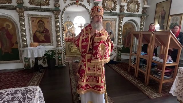 Проповедь епископа Максима в Светлый Четверг