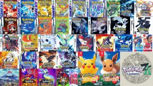 The Evolution of POKEMON Games (1996-2026) 112 GAMES