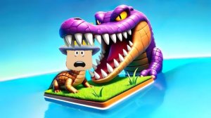 АЛЛИГАТОР ГИГАНТ в Roblox! я ВЫРОС и ПОГЛОТИЛ ВСЁ — НИКТО НЕ ВЫЖИЛ