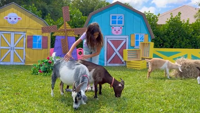 Настя и летний лагерь для детей