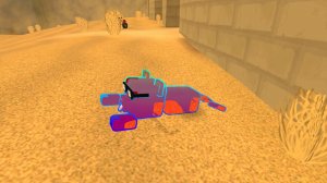 играе в Бут обезьяной и кошкой