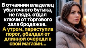 ИСТОРИИ ИЗ ЖИЗНИ/В отчаянии владелец убыточного магазина, не глядя, отдал ключи от торгового зала бр