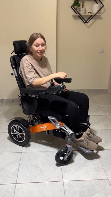 Валентина рассказывает первые впечатления об электроколяске MET COMPACT ПЛЮС