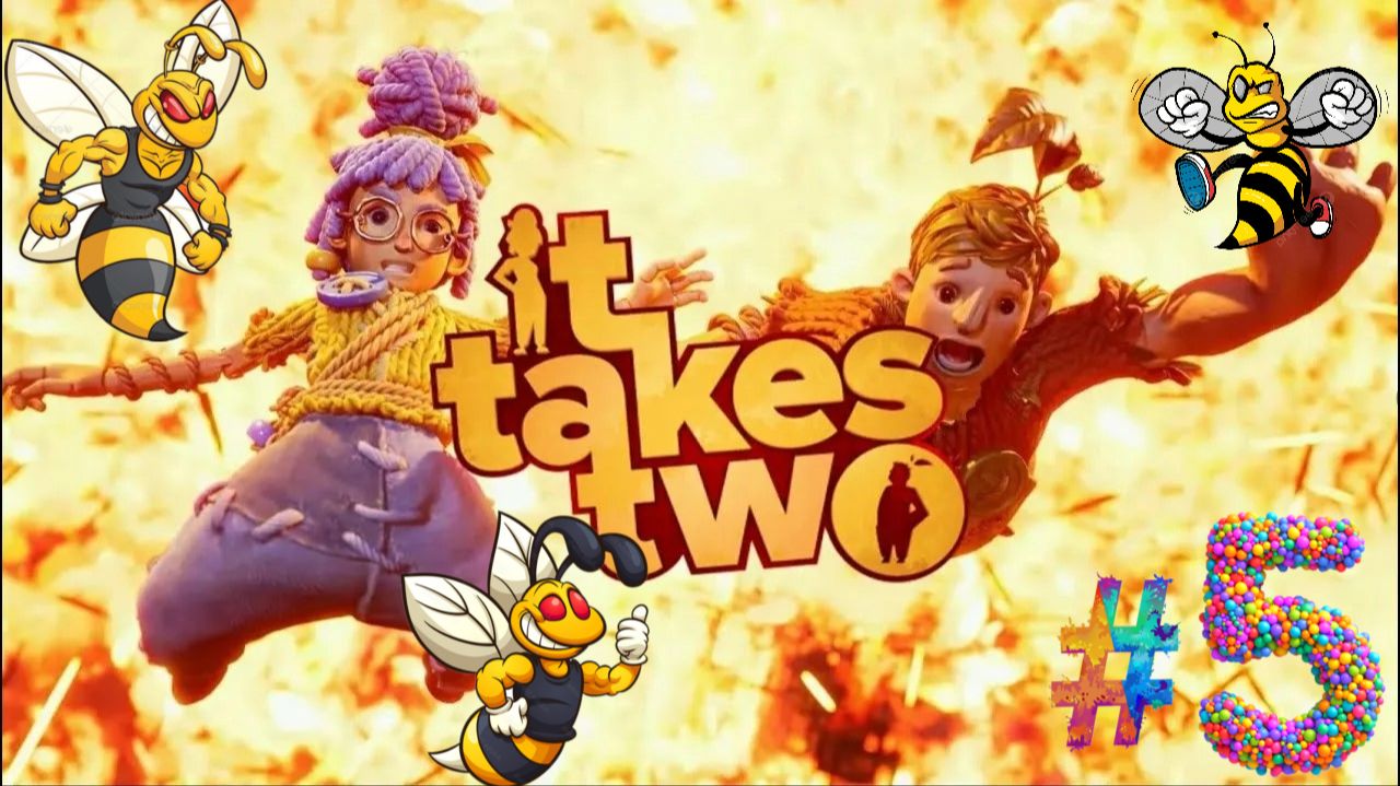 МНОГО ГИГАНСКИХ ОС  МЫ С БРАТОМ СРАЖАЕМСЯ  С НИМИКТО ПОБЕДИТ  Играем в It Takes Two 5