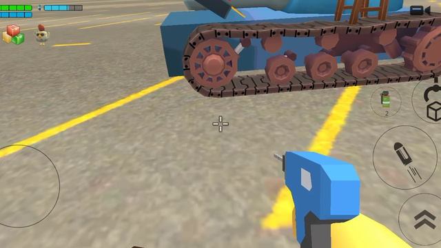 Как построить Танк в Чикен ган