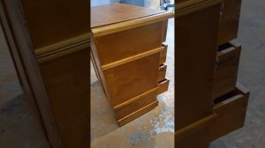 Реставрация  старинного комода.