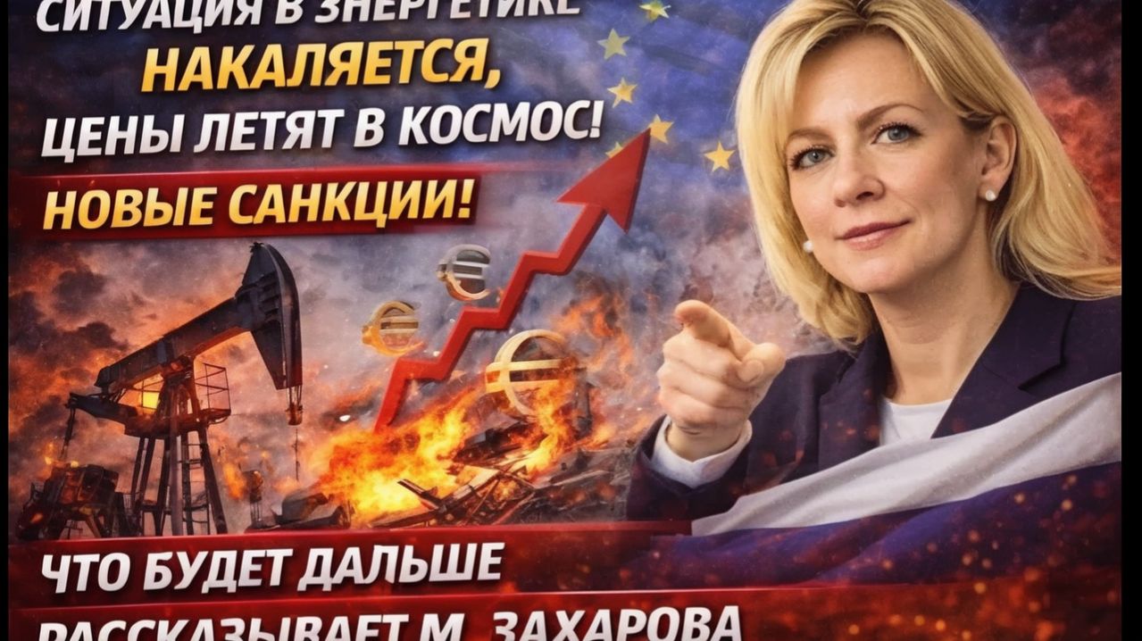 Ситуация в энергетике накаляется цены летят в космос! Что будет дальше рассказывает М. Захарова