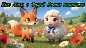 Как лиса с овцой волка наказали  | народная сказка | Сказка для детей | Добрые сказки