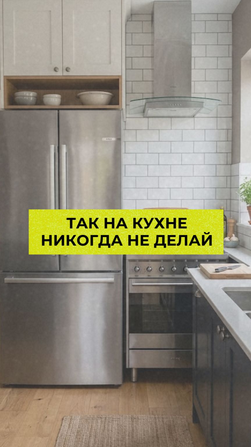 Так на кухне никогда не делай