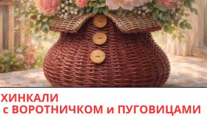 15-ый рабочий момент / ХИНКАЛИ с ВОРОТНИЧКОМ и ПУГОВИЦАМИ / Ссылки на моменты в описании