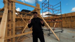 Фундамент. Заливка стен цокольного этажа. Поселок  Лесной остров