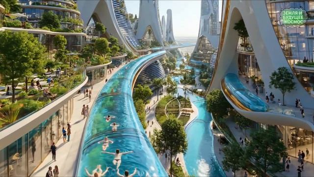 Технологии будущего и умные эко-города |1-часовой кинематографичный научно-фантастический эмбиент 4K