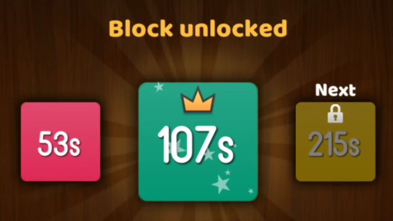 NumBlocks (26s → 53s → 107s)