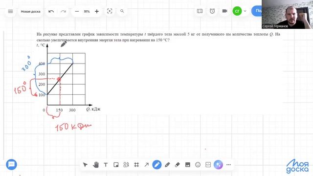 Решение задач на тепловые явления физика ОГЭ