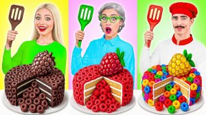 Я против Бабушки Челлендж с Шоколадной Едой  Эпичная Битва с Едой