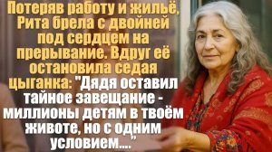 Жизненные рассказы. Истории про жизнь. Потеряв работу и жильё, Рита брела с двойней под сердцем на