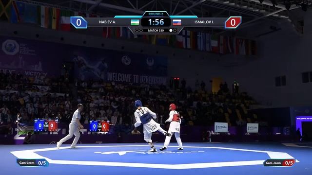 Набиев vs Исмаилов Исмаил Первенство Мира среди юниоров в Ташкенте 2026