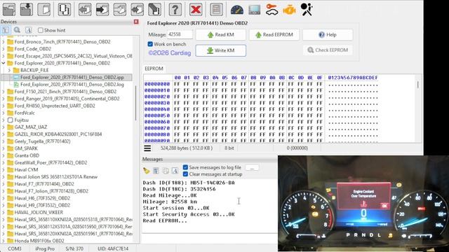 IprogPro Ford Explorer 2020 R7F701441 Denso OBD2